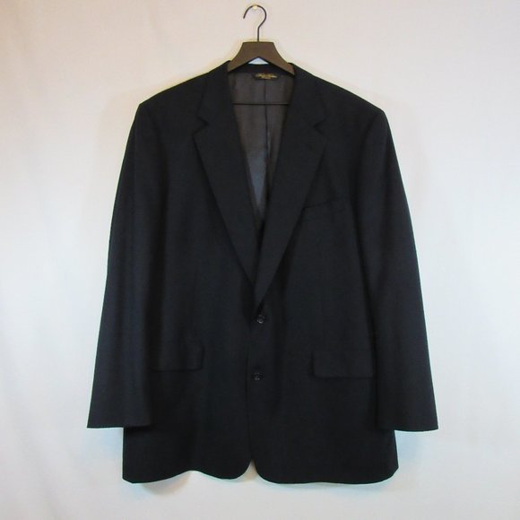 Brooks Brothers Dark Navy Blue Wool Blazer Sport Coat 48L - Picture 1 of 11